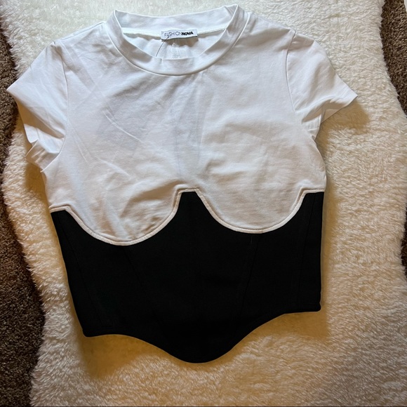 Fashion Nova Bandage Top - Picture 2 of 8